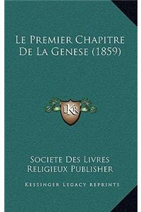 Le Premier Chapitre De La Genese (1859)