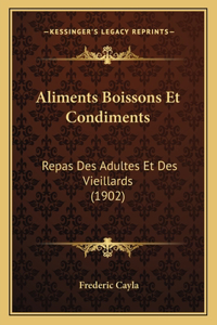 Aliments Boissons Et Condiments
