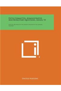 Fifth Committee, Administrative and Budgetary Questions, Annex, V1