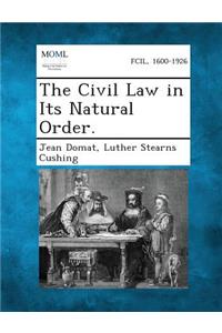 Civil Law in Its Natural Order.