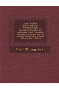 Altai-Iran Und Volkerwanderung