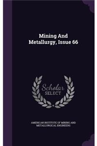 Mining and Metallurgy, Issue 66