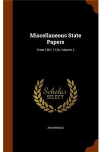 Miscellaneous State Papers