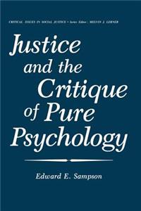 Justice and the Critique of Pure Psychology