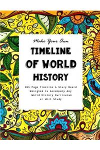 Make Your Own Timeline of World History: 365 Page Timeline & Story Board Designed to Accompany Any World History Curriculum or Unit Study