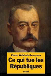 Ce qui tue les Républiques