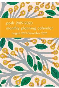 Posh: Trumpet Vines 2019-2020 Monthly Pocket Planning Calendar