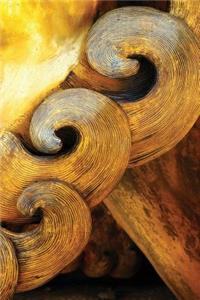 Asian Woodwork Grid Notebook