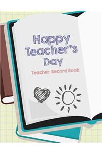 Happy Teacher's Day Teacher Record Book