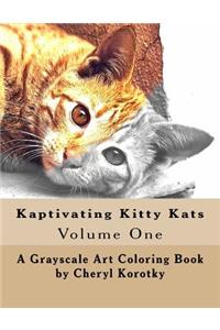 Kaptivating Kitty Kats: Grayscale Art Coloring Book