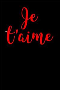 Je t'aime