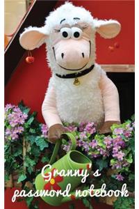 Granny's Password Notebook: Internet Address and Password Logbook / Journal (Gift for Granny) - Happy Gardener Cover