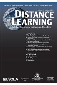 Distance Learning Volume 15 Issue 4 2018