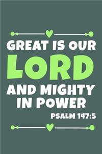 Great Is Our Lord And Mighty In Power - Psalm 147