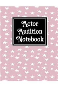 Actor Audtion Notebook