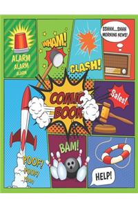Blank Comic Book For Kids