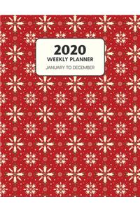 2020 Weekly Planner January to December