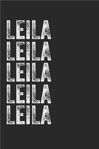Name LEILA Journal Customized Gift For LEILA A beautiful personalized