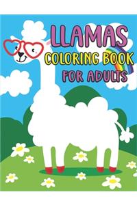Llamas Coloring Book for Adults