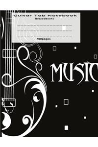 Guitar Tab Music Notebook