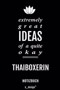 Notizbuch für Thaiboxer / Thaiboxerin