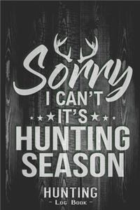 Hunting Log Book Journal for Hunter