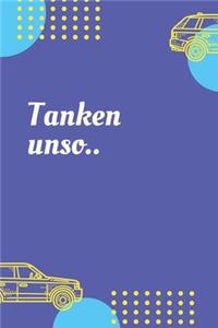 Tanken Unso: A5 Liniert Tankbuch, Notizbuch für Autofahrer, Motorradfahrer, Spritverbrauch Logbuch, Tanknotizbuch 120 Seiten 6x9