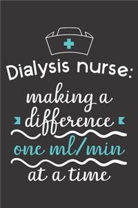 Dialysis Nurse Making A Difference One Ml Min At A Time