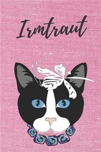 Katze Notizbuch / Notizheft / Journal / Malbuch / Tagebuch / Kritzelbuch / DIN A5 / Geschenk Irmtraut