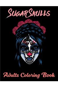 Sugar Skulls Adults Coloring Book