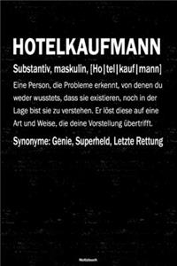 Hotelkaufmann Notizbuch