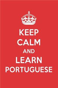 Keep Calm and Learn Portuguese: Portuguese Designer Notebook