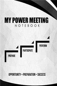 Power Meeting Notebook