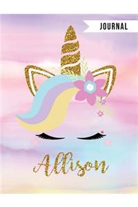 Allison Unicorn Magic Journal