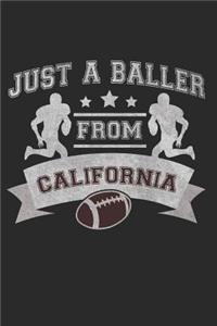 Just a Baller from California Football Player Journal