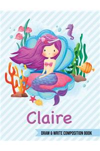 Claire Draw and Write Composition Book