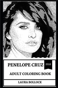 Penelope Cruz Adult Coloring Book