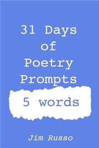 31 Days of Poetry Prompts