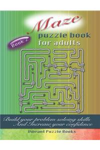 Maze Puzzle Book for Adults