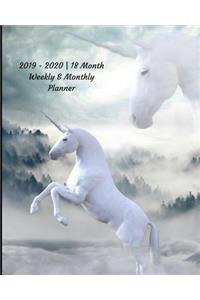 2019 - 2020 18 Month Weekly & Monthly Planner