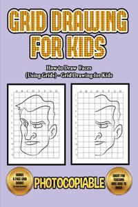 How to Draw Faces (Using Grids) - Grid Drawing for Kids