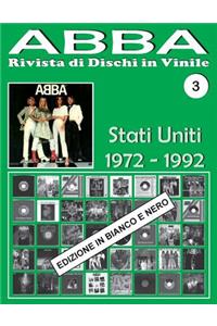 ABBA - Rivista di Dischi in Vinile No. 3 - Stati Uniti (1972-1992) Bianco E Nero