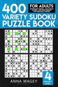 400 Variety Sudoku Puzzle Books for Adults