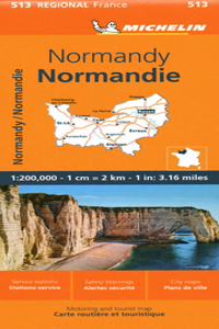 Normandy - Michelin Regional Map 513