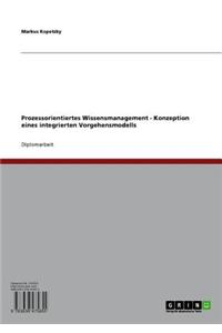 Prozessorientiertes Wissensmanagement - Konzeption Eines Integrierten Vorgehensmodells