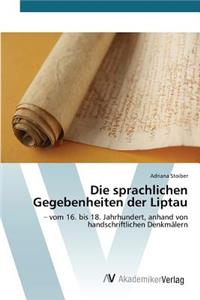 sprachlichen Gegebenheiten der Liptau