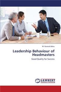 Leadership Behaviour of Headmasters
