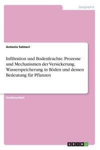 Infiltration und Bodenfeuchte. Prozesse und Mechanismen der Versickerung. Wasserspeicherung in Böden und dessen Bedeutung für Pflanzen