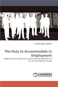 Duty to Accommodate in Employment