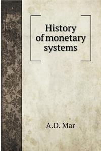 History of monetary systems